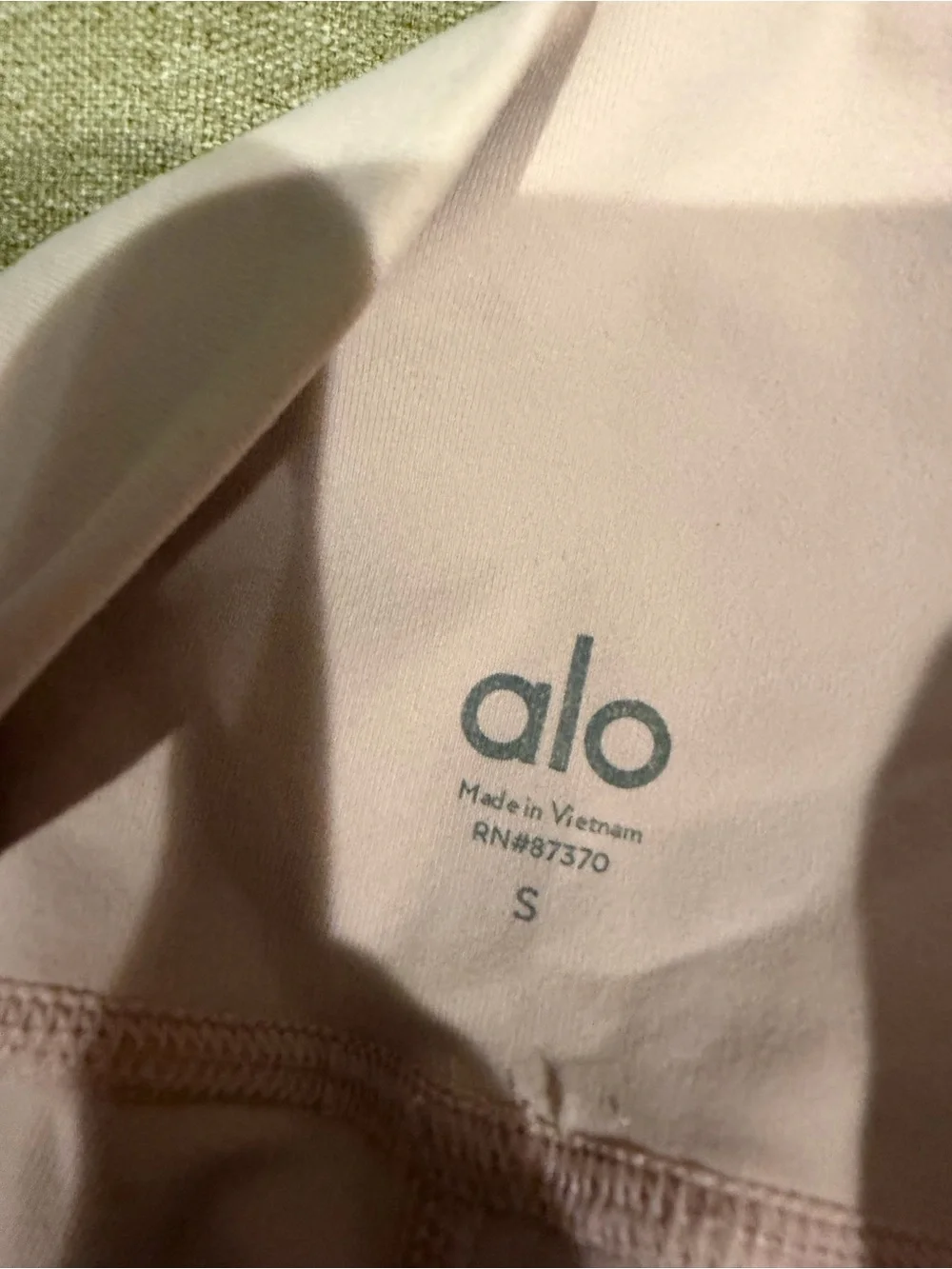 Alo High Waist Coast Capri Legging Pink S